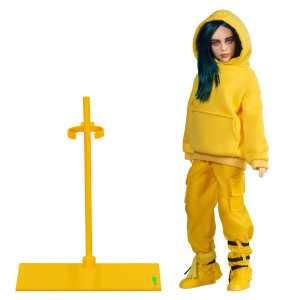 Billie Eilish Bandai 10.5 Collectible Figure Bad Guy Doll Toy With Music Video Inspired Clothes And Set Backdrop