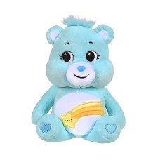 Care Bears Wish Bear 9 Inch Bean Plush Toy, Soft Cuddly Collectible Teddy, Ideal Gift For Children, Cute Plush Toy For Girls And Boys Aged 4 Years +