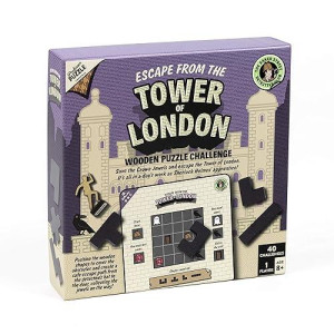 The Baker Street Detective Club - Escape From The Tower Of London. Sherlock Holmes Themed Wooden Puzzle Challenge By Professor Puzzle