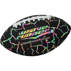 Wave Runner Grip It Waterproof Football- Size 9.25 Inches With Sure-Grip Technology | Let'S Play Football In The Water! Extreme Metallic Series (Tie-Dye)