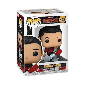 Funko POP Marvel: Shang chi and The Legend of The Ten Rings - Shang chi (Kicking),Multicolor,375 inches