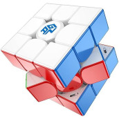 Gan 11 M Pro, 3X3 Magnetic Speed Cube Magic Puzzle Cube Toy Stickerless Cube (Uv Coated)