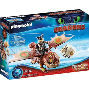 Playmobil Dragon Racing: Fishlegs And Meatlug
