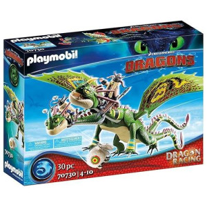 Playmobil Dragon Racing: Ruffnut And Tuffnut With Barf And Belch