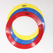 Zeekio Junior Juggling Rings - 9.5 Diameter - Set Of 3 (Blue/Red/Yellow)