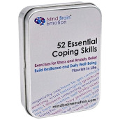 52 Essential Coping Skills Cards - Self Care Exercises For Stress And Social Anxiety Relief - Resilience, Emotional Agility, Confidence Therapy Games For Teens, Adults By Harvard Educator