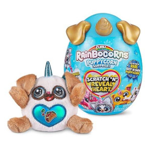 Rainbocorns Puppycorn Surprise Series 1 (Puggy) By Zuru Cuddle Dog Plush Stuffed Animal, Surprises, Slime Mix, Stickers, And More - Penny The Puggy