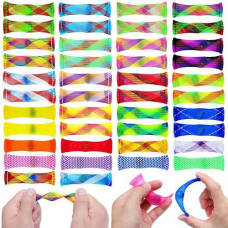 42 Pack Marble Mesh Fidget Toys,Fidget Toy Mesh And Marble Stress Relieve And Anxiety For Children And Adults, Stress Relieve Toy, Focus Enhance