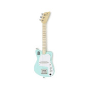 Loog Mini Electric Kids Guitar For Beginners Built-In Amp Ages 3+ Learning App And Lessons Included