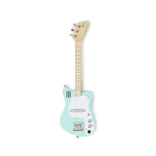 Loog Mini Electric Kids Guitar For Beginners Built-In Amp Ages 3+ Learning App And Lessons Included