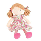 Tikiri Toys Bonikka Fran - Light Brown Hair With Dark Pink & Green Dress (Pink)
