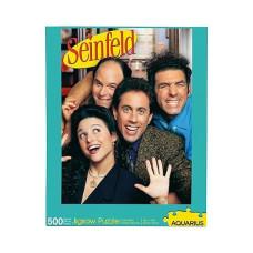 Aquarius Seinfeld Group Puzzle (500 Piece Jigsaw Puzzle) - Glare Free - Precision Fit - Officially Licensed Seinfeld Merchandise & Collectibles - 14 X 19 Inches