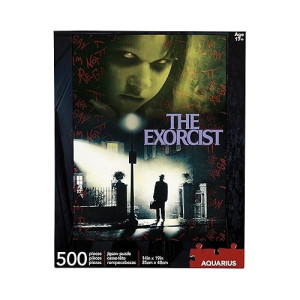 Aquarius The Exorcist Collage Puzzle (500 Piece Jigsaw Puzzle) - Glare Free - Precision Fit - Officially Licensed Exorcist Merchandise & Collectibles - 14 X 19 Inches