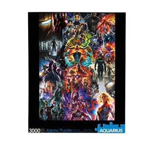 Aquarius Marvel Avengers Collage (3000 Piece Jigsaw Puzzle) - Glare Free - Precision Fit - Officially Licensed Marvel Merchandise & Collectibles - 32 X 45 Inches