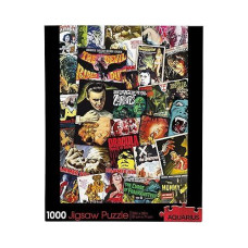 Aquarius Hammer Classic Horror Movies Collage (1000 Piece Jigsaw Puzzle) - Glare Free - Precision Fit - Virtually No Puzzle Dust - Officially Licensed Hammer Merchandise & Collectibles - 20X28 Inches