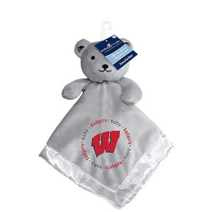 Baby Fanatic Gray Security Bear - Ncaa Wisconsin Badgers - Officially Licensed Snuggle Buddy
