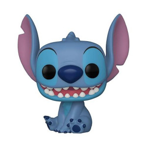 Funko Pop Disney: Lilo & Stitch - Smiling Seated Stitch, Multicolor, Standard