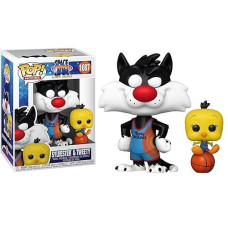 Funko Pop Movies: Space Jam, A New Legacy - Slyvester And Tweety, Multicolor, 3.75 Inches (56228)