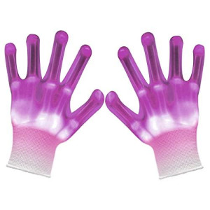 Weichuangxin Light-Up Skeleton Hand Gloves Adjust Modes Led Gloves New Fun Cool Party Favor Hot Toys Cool Toys Christmas Birthday Gifts For Boys Girls