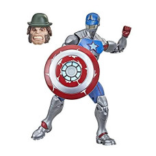 Marvel 6" Civil Warrior Action Figure Toy with Shield, White