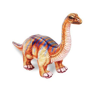 Real Planet 21.5" Dinosaur Plush Toy - Dinosaur Stuffed Animals, Dino Plushie, Stuffed Dinosaur Plush, Little Boy Dinosaur Toys, (Brown Apatosaurus, 21.5")