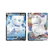 Pokemon Vmax Card Set - Galarian Darmanitan Vmax 37/185 & Galarian Darmanitan V 36/185 - Vivid Voltage - Ultra Rare Card Lot