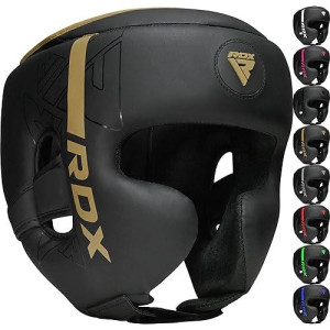 Rdx Boxing Headgear, Mma Training, Adjustable Padded Kara,Muay Thai Headgear, Kickboxing, Sparring, Martial Arts, Karate, Taekwondo Helmet