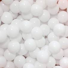 Moonxhome Ball Pit Balls Crush Proof Plastic Toy Balls Macaron Ocean Balls 2.15 Inch Pack Of 50 White&Green&Blue