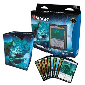 Magic The Gathering Kaldheim Commander Deck - Phantom Premonition | 100 Card Ready-To-Play Deck | Blue-White