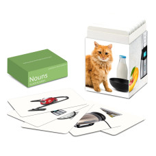Nouns Flash Cards: 200 Modern Language Photo Cards | Vocabulary Builder | Toddler Flash Cards For Speech Therapy | Preschool Learning Activities | Esl Teaching Materials | Autism Learning Materials