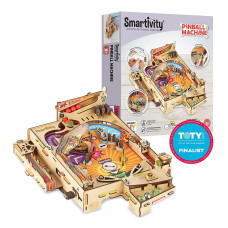 Smartivity Diy Pinball Machine - Stem Fun Toys For Kids And Adults - Ages 8 To 99 Perfect Fun Family/Party Game For Boys & Girls Age 8+ Learn Stem Concepts Through Play