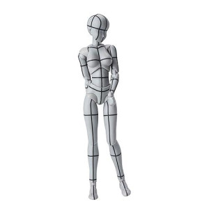 Tamashii Nations - Body Chan -Wireframe-(Gray Color Ver.) -, Bandai Spirits S.H.Figuarts Action Figure