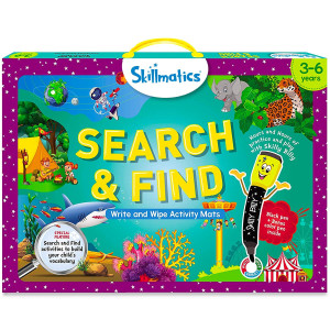 Skillmatics Preschool Learning Activity - Search And Find Educational Game, Perfect For Kids, Toddlers Who Love Toys, Art And Craft Activities, Gifts For Girls And Boys?Ages?3,?4,?5,?6