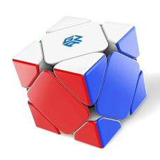 Gan Skewb 8 Magnets, Magnetic Speed Cube Gans Skewb Puzzle Cube Magic Cube Light-Weight Ges Pro 90� Corner Cutting For Children Adult Competition