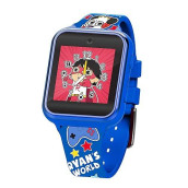 Accutime Kids Ryan'S World Royal Blue Educational Learning Touchscreen Smart Watch Toy For Boys, Girls, Toddlers - Selfie Cam, Learning Games, Alarm, Calculator, Pedometer And More (Model: Ryw4036Az)