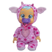Cry Babies Tiny Cuddles Bruny - 9 Inch Baby Doll, Cries Real Tears, Pink And Blue