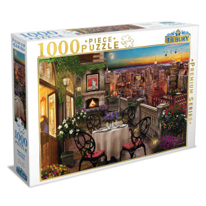 Tilbury Premium Jigsaw Puzzle - 1000 Piece Puzzle - Brilliant Artistic Sunset Romantic Down Town New York View. Incredible Detail. Perfect For The Whole Family And Great Games For Adults