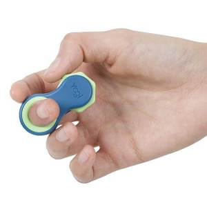 Yogi Fidget Toy, Adult Fidget Spinners, Anxiety Relief, Perfect For Adhd, Add, And Autism, Quiet Fidget Toys For Adults And Kids, Cool Gadgets, Five Ring Sizes, Easy To Use Sensory Toys - Ocean
