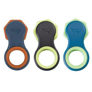 Yogi Fidget Toy, Adult Fidget Spinners, Anxiety Relief, Perfect For Adhd, Add, And Autism, Quiet Fidget Toys For Adults And Kids, Cool Gadgets, Five Ring Sizes, Easy To Use Sensory Toys - 3 Pack