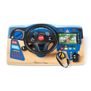 Melissa & Doug 41705 Vroom & Zoom Wooden Dashboard | Pretend Play | 3+ | Gift For Boy Or Girl