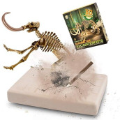 Vibirit Dig Up Dinosaurs Skeleton Set,Dinosaur Digging Fossil Kit Model Toys Educational Realistic Toys For Kids,Boys,Girls