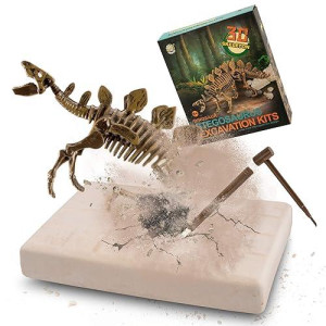 Vibirit Dig Up Dinosaurs Skeleton Set,Dinosaur Digging Fossil Kit Model Toys Educational Realistic Toys For Kids,Boys,Girls