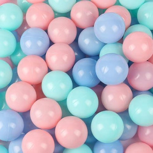 Wintecy Pack Of 50 Ball Pits Balls, 2.2 Inches/5.5 Cm, Bpa Free Plastic Balls Crush Proof Ocean Balls Phthalate Free Toys For Boys Girls Toddlers Indoor Outdoor