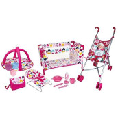 Lissi Baby Doll Complete 15 Piece Play Set.