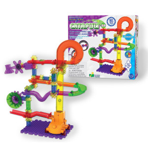 The Learning Journey: Techno Gears Marble Mania - Catapult 3.0 (80+ Pcs) - Marble Run For Kids Ages 6 And Up - Award Winning Toys