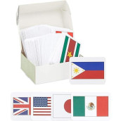 205 countries of The World Flags Flash cards for Kids, country, continent, capitals, geography, Education (25 x 35 in)