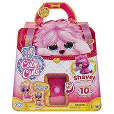 Little Live Scruff-A-Luvs Cutie Cuts: Shave, Reveal And Style, Plush Rescue Pet - Pink Puppy