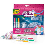 Crayola Scribble Scrubbie Mermaid Costume Playset, Toy For Kids, Gift