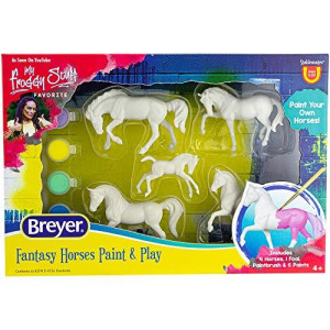 Breyer Horses Stablemates Fantasy Horse Paint Set | 5 Piece Set | 1:32 Scale | Model 4235, Yellow