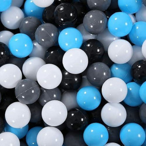 Starbolo Ball Pit Balls - Pack Of 100 - Baby Soft Plastic Balls Bpa&Phthalate Free Non-Toxic Crush Proof Play Balls For 1 2 3 4 5Years Old Toddlers Baby Kids Birthday Pool Tent Party